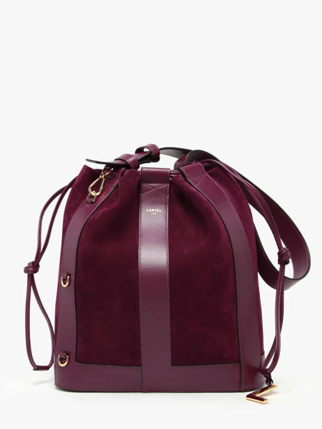 Bucket Bag M Elles Leder Lancel Violet elles A13360